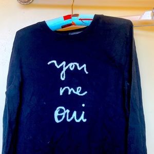 Cute Banana Republic “You Me Oui” Size L Sweater Top